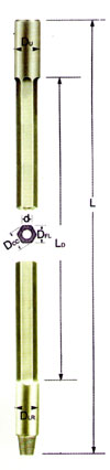 hexagonal drill collar